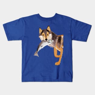 Totem Coastal wolf (Vancouver Wolf) #1 Kids T-Shirt